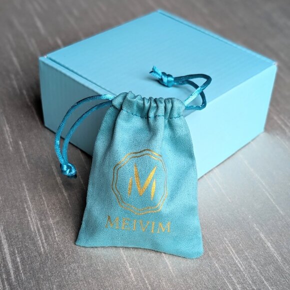 Waterproof Gold Neckalce Tarnish Free 18k Gold PVD Plated -Meivim Zafir Necklace - Picture 3 of 6